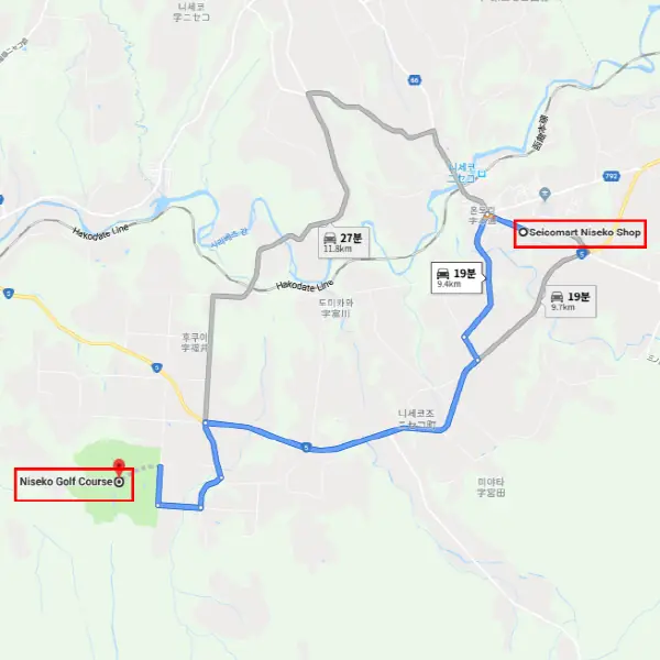 니세코 골프코스 상세 안내 5
