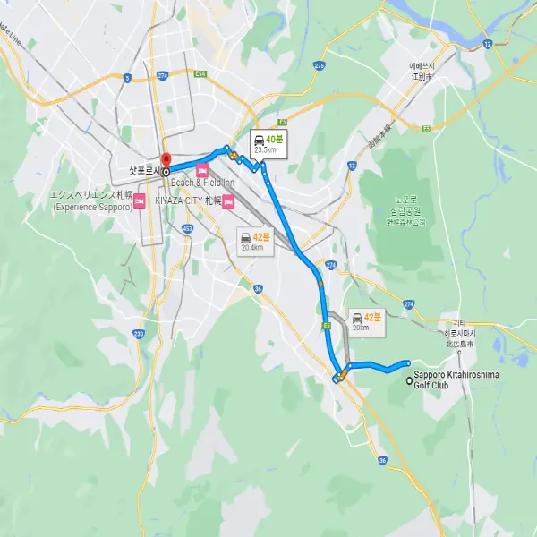 삿포로 기타히로시마 골프클럽 상세 안내 5
